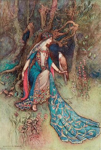 CHAUCER, GEOFFREY / WARWICK GOBLE. The Complete Poetical Works.